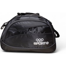 Dadacuq Siyah Iki Bölmeli Astarlı Su Geçirmez Kumaş Spor&seyahat Çantası Outdoor