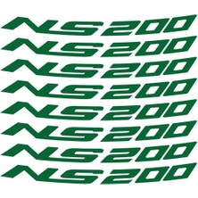 Bajaj Pulsar NS200 Jant Içi Sticker Etiket Modeli