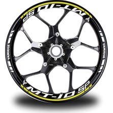Beyaz Yamaha Fz6 Takım Jant Sticker Etiket Modeli