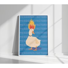 Mesdames Factory Anarşist Ördek Duvar Posteri