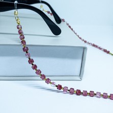 THEIA GemWorks Pyra— Kırmızı Kuvars & Hematit Gözlük Kordonu