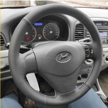 Gürler Oto Kılıf ve Aksesuar Hyundai Uyumlu Accent Era Araca Özel Dikmeli Direksiyon Kılıfı