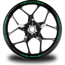 Suzukı Yazılı Kısa Dış Şerit 16'lı Tek Renk Jant Sticker Modeli