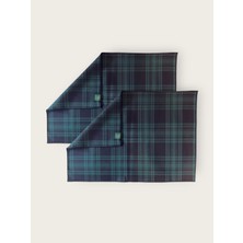 Pine Ekose 2li Amerikan Servis 35 x 50 cm Yılbaşı Davet Yeni Yıl