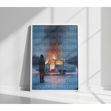 Mesdames Factory Yangın Araba Duvar Posteri