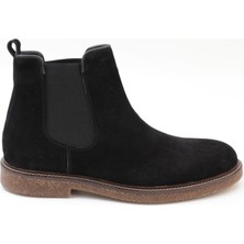 Freefoot 23212-1 Siyah Eskitme Süet Çift Lastikli Erkek Bot