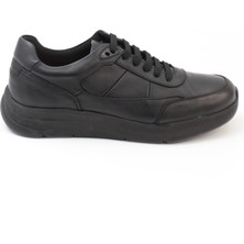 Freefoot 261291 Siyah Hakiki Deri Bağcıklı Erkek Ayakkabı