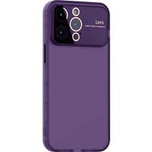CepStok Apple iPhone 14 Pro Max Kılıf Kamera Lens Korumalı Mat Silikon Kapak