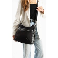 Asel Çanta Asel  Çanta ,çok Cepli ,geniş,siyah süet  Salaş Bayan Çapraz ve Omuz Çantası