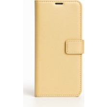 Ennar Samsung Galaxy J7 2016 Cüzdanlı Standlı Kapaklı Kılıf Altın