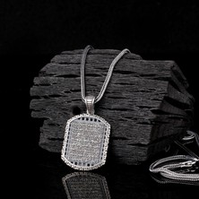 Takı925 925 Ayar Gümüş Ayetel Kursi Yazılı Motifli Unisex Model Kolye