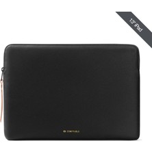 Comfyable Suya Dayanıklı 13" iPad Pro/Air Tablet Çantası- Smart/Magic Uyumlu - Çakıl Siyah