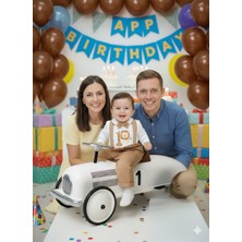 Udoras Tesktil 1 Yaş Aslan Baskılı Salopet Takım