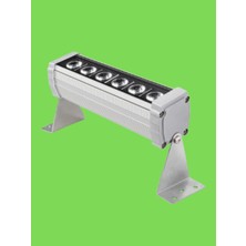 Powerr Led Aydınlatma 17 cm 6 Watt Yeşil Işık Wallwasher Duvar Boyama IP65