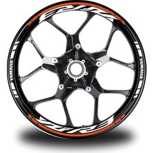 Kırmızı Yamaha R6 Takım Jant Sticker Etiket