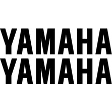 Yamaha Yazılı Mini Sticker Etiket Modeli
