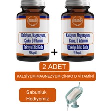 Ersağ Ersag (2ADET) Kalsiyum Magnezyum Çinko D Vitamini - Sabunluk Hediyemiz 2024-07