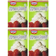 Dr. Oetker Glutensiz Krem Şanti 72 gr x 4 Adet