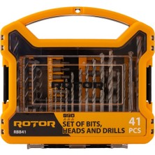 RBB41 Delme ve Vidalama Matkap Ucu Set, 41 Parça Rotor Hediyelik Set