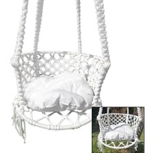 Vanch İPEK HAMAK DAVUL SALINCAK  MİNDERLİ   ÇAP:60CM   150KG.TAŞIMA KAPASİTESİ   1-ASMA HALATI - 1-ÇELİK DUBEL (5264)