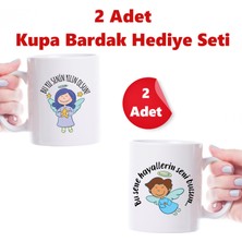 E-Hediyeci Yeni Yıl Hediyesi, Yeni Yıl Mesajlı Kombin Ikili Kupa Bardak (Toplam 2 Adet Kupa Bardak Gönderilmektedir.)