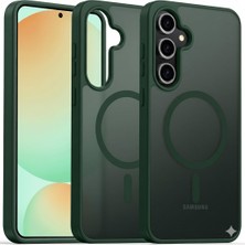 Kip GSM Samsung Galaxy A36 Uyumlu Kılıf Magsafe Kablosuz Şarj Destekli Yumuşak Kenarlı Arka Yüzeyi Mat Kapak