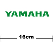 Yamaha Logo Yazı Sticker Etiket Tek Renk