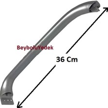 FullYedek Bosch KSV42623NE Uyumlu Buzdolabı Kapak Kolu Gri Renk Buzdolabı Kol