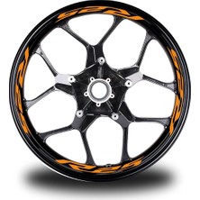 R25 Yazılı 16LI Jant Içi Yazı Sticker Etiket