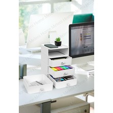 Dörtlü Masaüstü Organizer Çekmece, Şık ve Pratik Saklama Çözümü