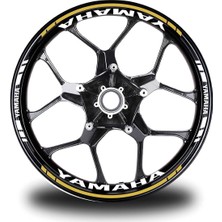 Neon Sarı Yamaha mt 10 Sp Takım Jant Sticker Etiket