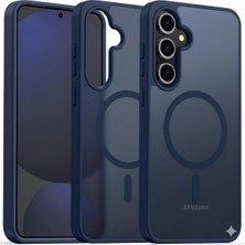 Kip GSM Samsung Galaxy A36 Uyumlu Kılıf Magsafe Kablosuz Şarj Destekli Yumuşak Kenarlı Arka Yüzeyi Mat Kapak