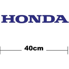 Honda Logo Yazı Sticker Etiket Tek Renk