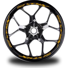 Xmax 250 Yazılı 16LI Jant Içi Yazı Sticker Etiket