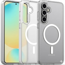 Kip GSM Samsung Galaxy A36 Uyumlu Kılıf Magsafe Kablosuz Şarj Destekli Yumuşak Kenarlı Arka Yüzeyi Mat Kapak