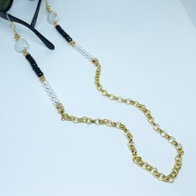 THEIA GemWorks Amon — Hematit, Oniks, Barok Inci & Mayorka Incisi Gözlük Aksesuarı