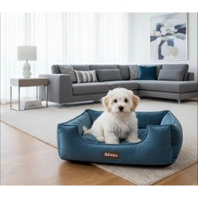 Patitex Özel Seri Kadife Yatak- Kedi Yatak- Köpek Yatak - Lux Yatak- Minderli Yatak - S ve M Beden
