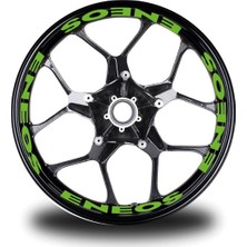 Kırmızı Yamaha Yzf R125 Takım Jant Sticker Etiket