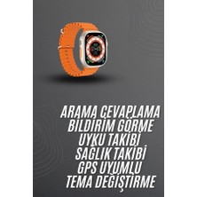 Elektronikçim Akıllı Saat Arama Cevaplayan Bildirim Görme Yeni Nesil Bluetooth Bağlantılı - TK0021-5C5622
