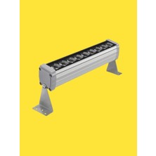 Powerr Led Aydınlatma 25 cm 9 Watt Sarı Amber Işık Wallwasher Duvar Boyama IP65