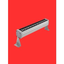 Powerr Led Aydınlatma 30 cm 12 Watt Kırmızı Işık Wallwasher Duvar Boyama IP65