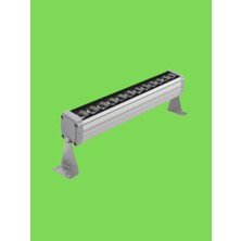 Powerr Led Aydınlatma 30 cm 12 Watt Yeşil Işık Wallwasher Duvar Boyama IP65