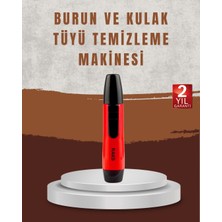 Elektronikçim Raks Leo Burun Kulak Tüy Alma Makinesi 45 Dk Şarj Süreli Kırmızı - TK0021-5CDOH3