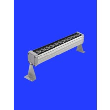Powerr Led Aydınlatma 30 cm 12 Watt Mavi Işık Wallwasher Duvar Boyama IP65