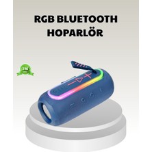 Elektronikçim Mavi Taşınabilir Bluetooth Hoparlör Kompakt Tasarım ve Güçlü Ses - TK0021-5CA4A3