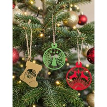 Odmek Metal Yılbaşı Ağaç Süsü / 3'lü Set