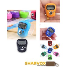 Sharvox Dijital Renkli Zikirmatik – Ergonomik Tek Tuşlu Zikir Sayacı
