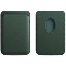 MMP Shop Iphone 15 / 15 Plus / 15 Pro / 15 Pro Max Uyumlu Magsafe Cüzdan Kartlık Suni Deri Kartlık