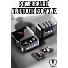 Elektronikçim Yeni Nesil Powerbankli Bluetooth Bağlantılı Kablosuz Kulaklık - TK0021-5C6TG0