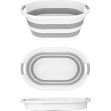 Storemax Katlanabilir Plastik Çamaşır Selesi Sepeti, Çok Amaçlı Katlanabilir Oyuncak Sepeti, Hafif ve Dayanıklı, Mükemmel Organizasyon ve Depolama Çözümü (27 Litre)